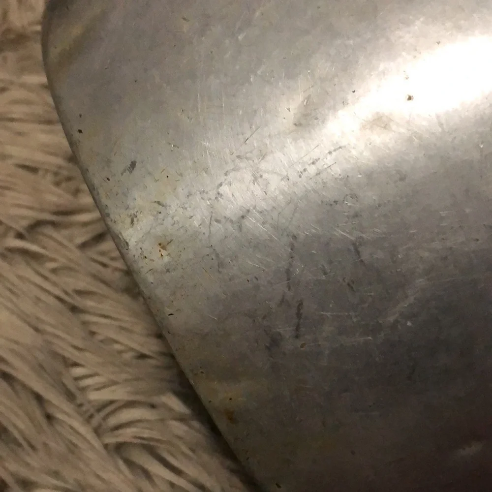 Vntg Metal “Jelly”Pot With Handle-Used Condition-9.5in diameter x 6.5 deep
